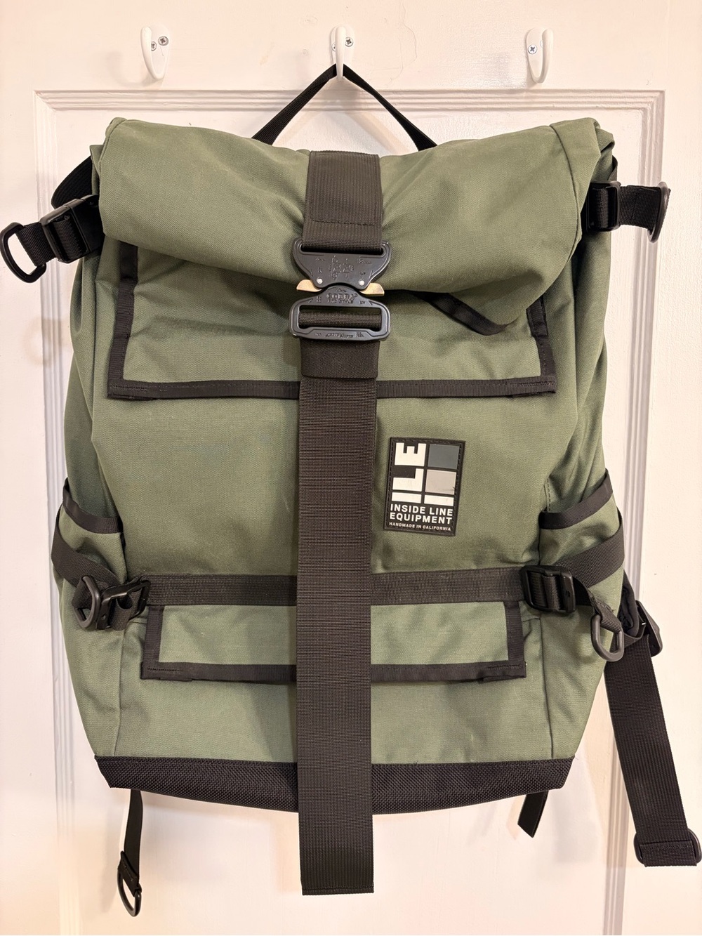 Olive Roll-Top Backpack | Inside Line Equipment - Default regular
